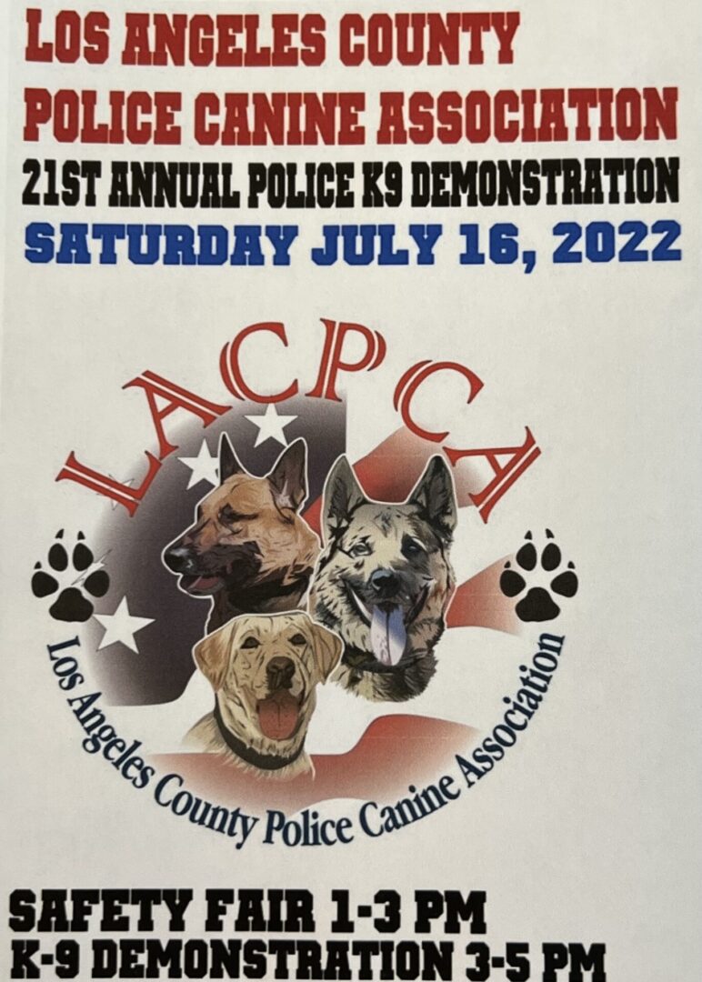 Los Angeles County Police Canine Association 21st Annual Police K9 Demonstration (1)